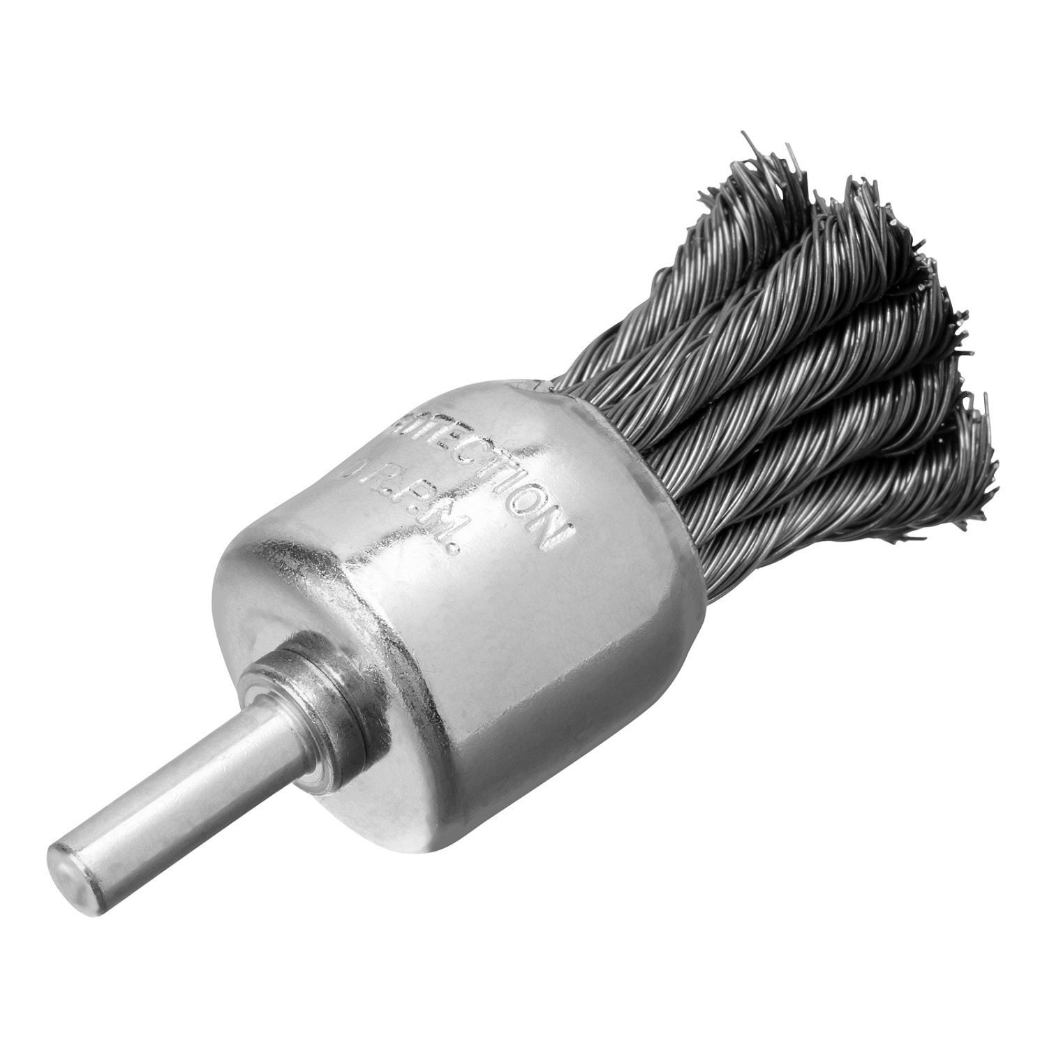 Щетка для дрели, 30 мм, "чашка" со шпилькой, крученая металлическая проволока Matrix