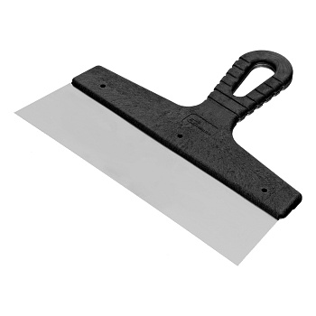 Шпатель фасадный из нержавеющей стали, 250 мм, пластмассовая ручка// Сибртех