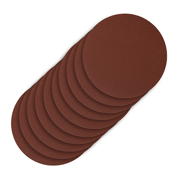 Круг абразивный на ворсовой подложке под "липучку", P 500, 125 мм, 10 шт Сибртех