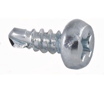 Саморез клоп 3,5х11 полуцилинд, сверло, цинк (25000 шт)