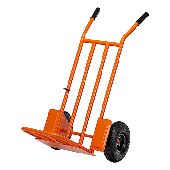Тележка ручная 2-х колесная, облегченная, г/п 150кг, откидная платформа 430х355мм Сибртех