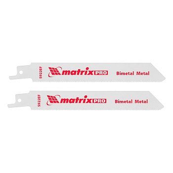 Полотна по металлу для сабельной пилы S922EF 125/1.4 мм, Bimetal, 2 шт, Pro Matrix