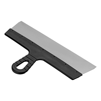 Шпатель фасадный из нержавеющей стали, 350 мм, пластмассовая ручка// Сибртех