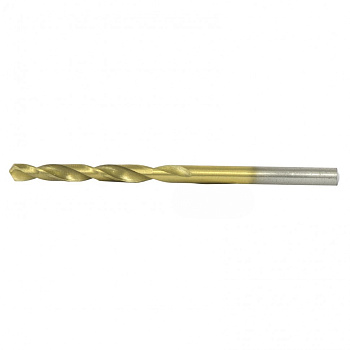 Сверло по металлу, 4.2 мм, HSS, нитридтитановое покрытие, цилиндрический хвостовик Matrix