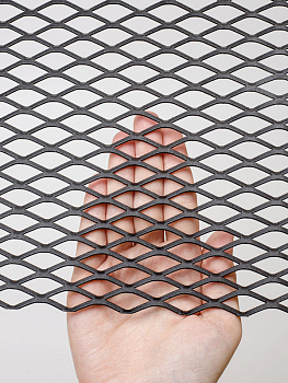 Сетка "Железный слон" ромб 30х12 пер. 1х3мм 1250х6000 стальная