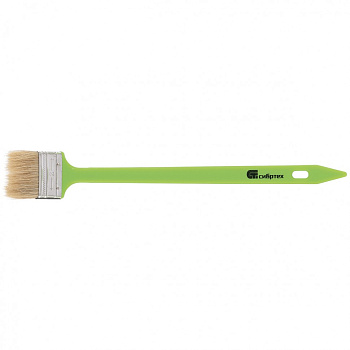 Кисть радиаторная 50 мм, натуральная щетина, пластиковая ручка// Сибртех