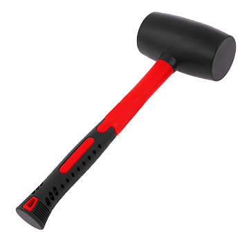 Киянка резиновая, 910 г, черная резина, фибергласовая рукоятка// Matrix Киянка резиновая, 910 г, черная резина, фибергласовая рукоятка// Matrix