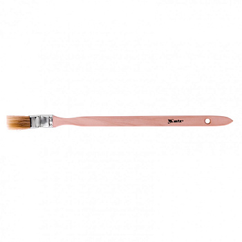 Кисть радиаторная 1", натуральная щетина, деревянная ручка// MTX