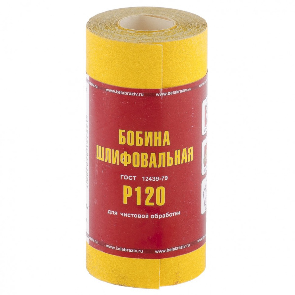 Шкурка на бумажной основе, LP41C, зернистость 12Н(P 100), мини-рулон 100 мм х 5 м, "БАЗ" Россия Шкурка на бумажной основе, LP41C, зернистость 12Н(P 100), мини-рулон 100 мм х 5 м, "БАЗ" Россия