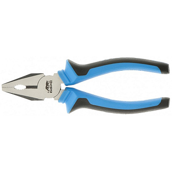 Плоскогубцы комбинированные 160 мм, хром-ванадий, двухкомпонентные рукоятки Барс