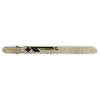 Пилки для лобзиков D+N 32220  длина 75мм, шаг зуба 2мм,для бессколого распила мягкой и твердой древесины, (5шт), поштучно