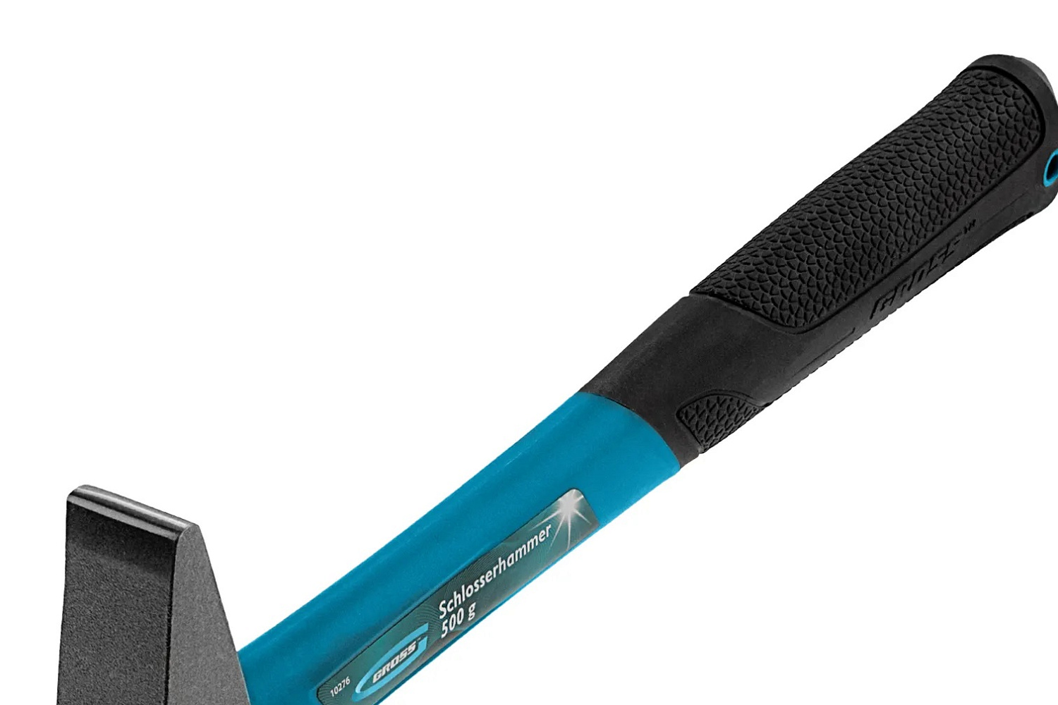 Молоток слесарный, 500 г, квадратный боек, фибергласовая2