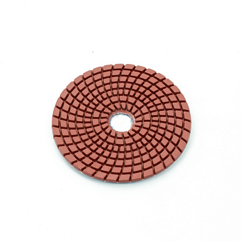 Круг Bohrer 100 мм Р1500 алмазный гибкий шлифовальный "черепашка" (с водой)