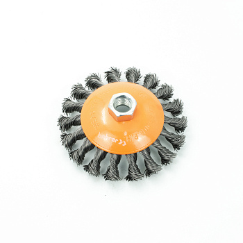 Кордщетка Bohrer коническая витая жесткая 115 мм для УШМ