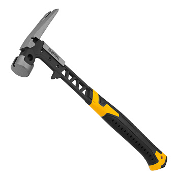 Молоток строительный 450 г, цельнокованый,боек с магнитом, двухкомп. обрезин. рук-ка Denzel Молоток строительный 450 г, цельнокованый,боек с магнитом, двухкомп. обрезин. рук-ка Denzel