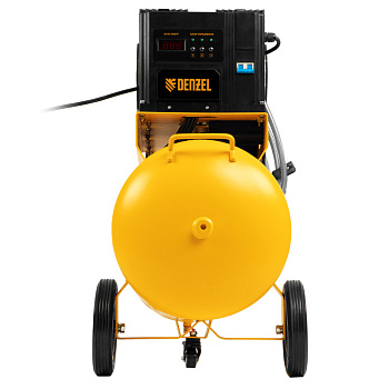 Компрессор безмасляный, малошумный DLS 3300/100, 3300 Вт,3x1100, 100 л, 570 л/мин ,блок управления// Denzel