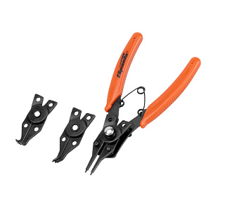 Съемник для стопорных колец с насадками, 150 мм, универсальный Sparta