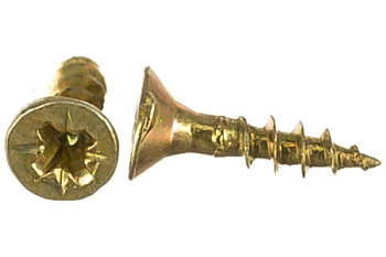 Саморез 5х100 острый, POZY, желтый цинк (1200 шт)