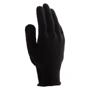 Перчатки хлопкоэфирные плюшевые, ПВХ "Точка", 7 кл, 55 гр Россия Сибртех