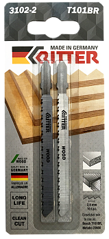 Пилки для лобзиков Ritter по дереву Т101BR CrV