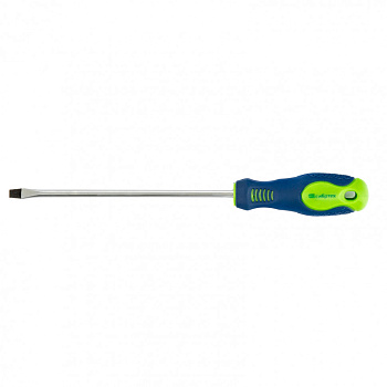 Отвертка, SL5 х 150 мм, CrV, двухкомпонентная рукоятка Сибртех