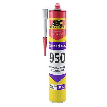 ABC 950 NEUTRAL Silicone, Герметик силиконовый нейтральный - Прозрачный, 280 мл.