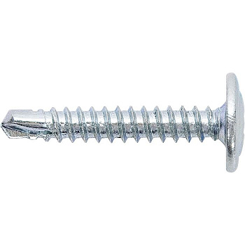 Саморезы 4.2 х 51, с прессшайбой, PH №2, наконечник сверло, оцинкованные 7 шт Шуруп