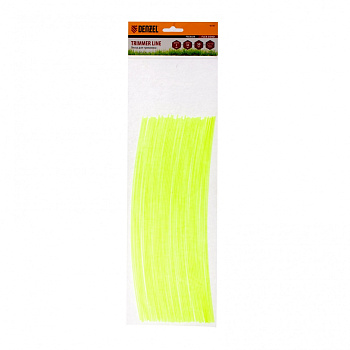 Леска для триммера, круглая нарезанная 2 мм х 30 см, 50 шт Flex cord Denzel