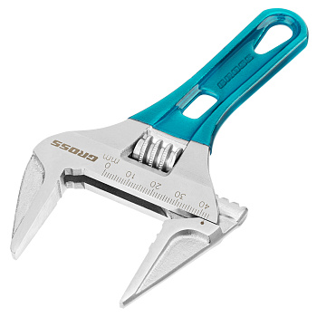 Ключ разводной, 160 мм, CrV, укороченная ручка Gross Ключ разводной, 160 мм, CrV, укороченная ручка Gross