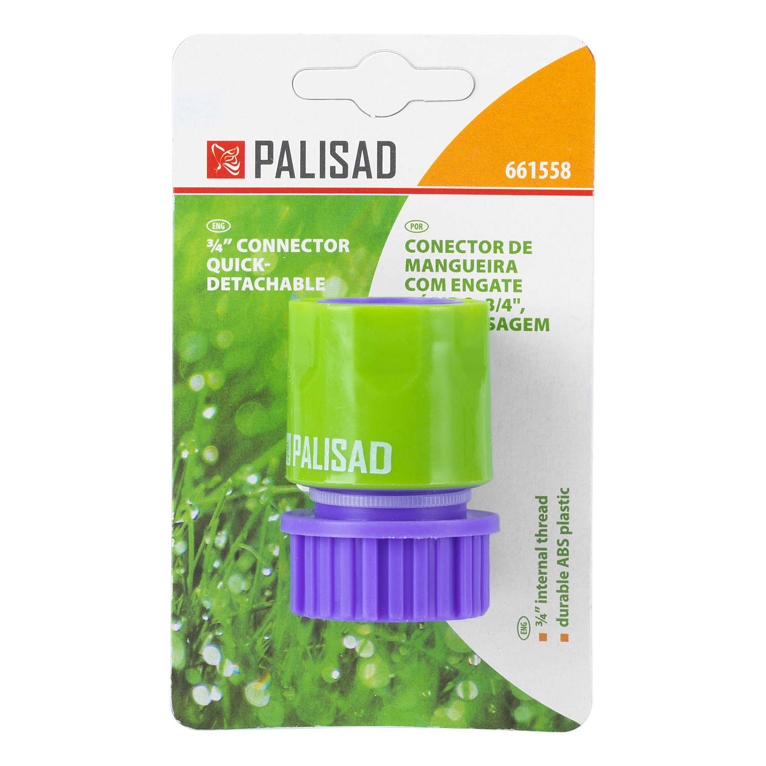 Соединитель пластмассовый быстросъемный, внутренняя резьба 3/4" Palisad