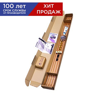 Комплект заземления EZ – 6 (6 метров, 14 мм, 4 х 1500 мм) без насадки SDS-max