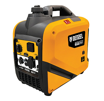 Генератор инверторный GS-2200iS, 2,2 кВт, 230 В, закрытый корпус, ручной старт DENZEL