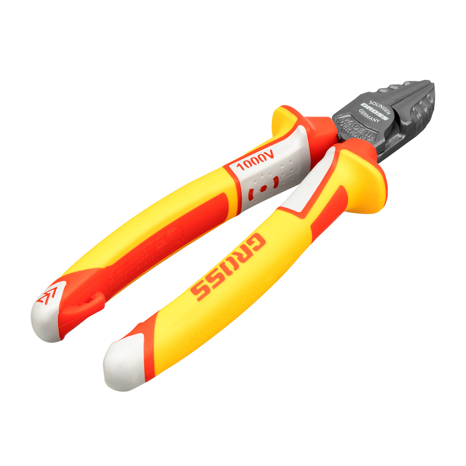 Бокорезы, диэлектрические рукоятки, до 1000 В, трехкомпонентные рукоятки, 180 мм Gross Бокорезы, диэлектрические рукоятки, до 1000 В, трехкомпонентные рукоятки, 180 мм Gross