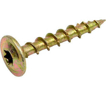 Саморезы с прессшайбой 4х35 желтый цинк (500 шт)