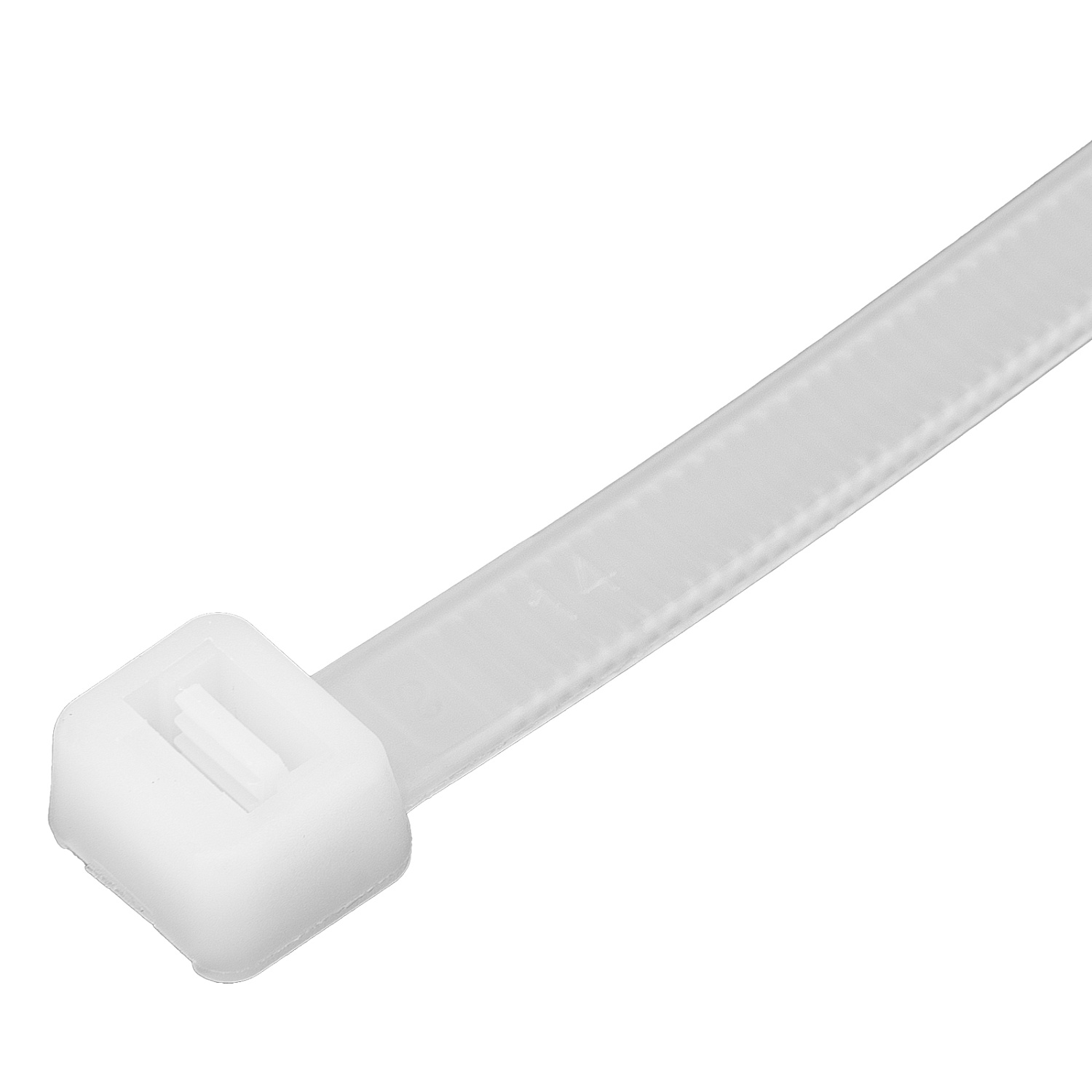 Хомуты, 400 х 8 мм, пластиковые, белые, 50 шт Сибртех