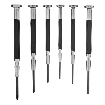 Набор отверток для точной механики, CrMo, металлические обрезиненные рукоятки, 6 шт, бокс трансформер Gross Набор отверток для точной механики, CrMo, металлические обрезиненные рукоятки, 6 шт, бокс трансформер Gross