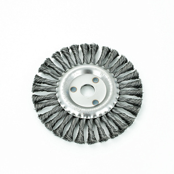 Кордщетка Bohrer дисковая витая жесткая 180 мм для УШМ