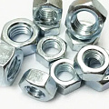 Гайка оцинкованная, фасовка 100 шт