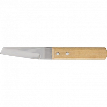 Нож хозяйственный, многоцелевой, деревянная рукоятка Сибртех