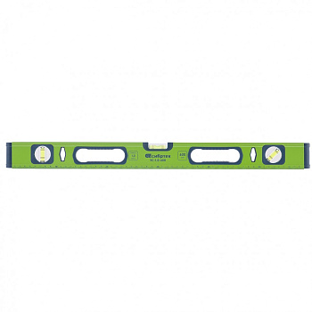 Уровень алюминиевый УС-1, 0-1200, фрезерованный, 3 глазка, рукоятки, 1200 мм Сибртех