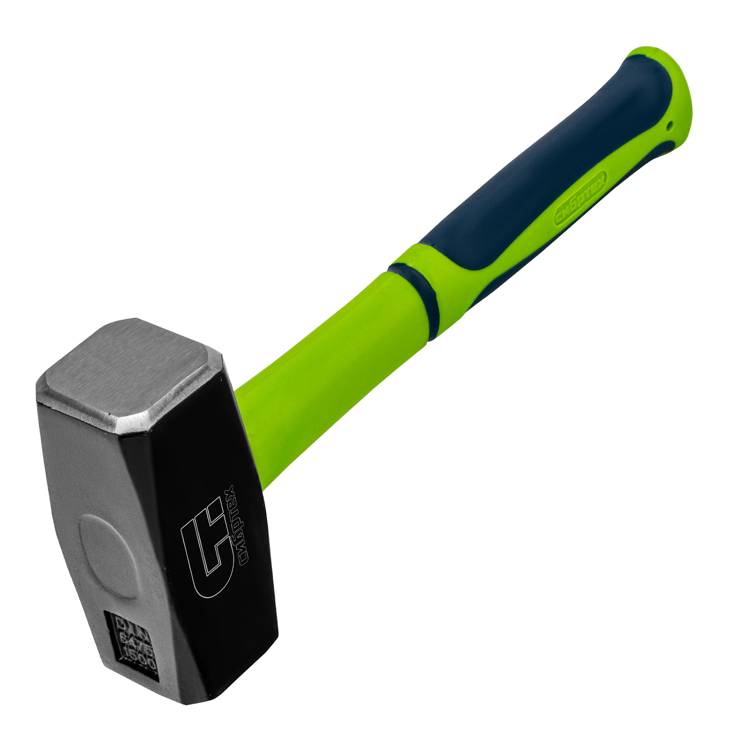 Кувалда, 1500 г, фибергласовая обрезиненная рукоятка Сибртех Кувалда, 1500 г, фибергласовая обрезиненная рукоятка Сибртех