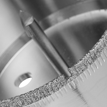 Сверло по керамической плитке и стеклу, 68 х 55 мм, шестигранный хвостовик, с центрующим сверлом Сибртех