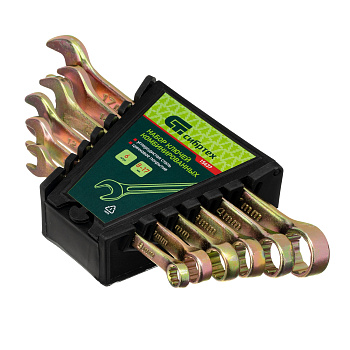 Набор ключей комбинированных, 8-17 мм, 6 шт Сибртех