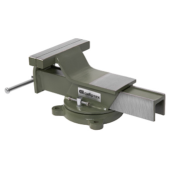 Тиски слесарные, 150 мм, стальные, поворотные// Сибртех Тиски слесарные, 150 мм, стальные, поворотные// Сибртех