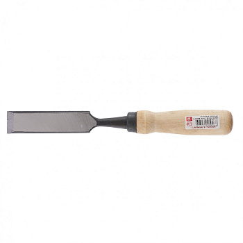 Стамеска плоская, 25 мм, деревянная рукоятка "Арефино" Россия