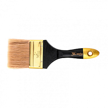 Кисть плоская "Профи" 3", натуральная щетина, деревянная ручка// MTX Кисть плоская "Профи" 3", натуральная щетина, деревянная ручка// MTX