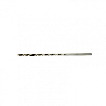 Сверло спиральное по металлу, 2.5 х 95 мм Р6М5, удлиненное, 2 шт Барс
