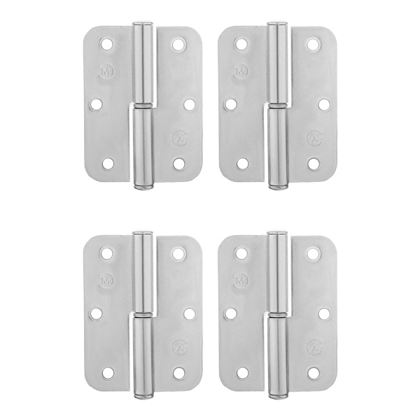 Петля накладная ПН1-85 левая, цинк, 4 шт, (Металлист) Россия