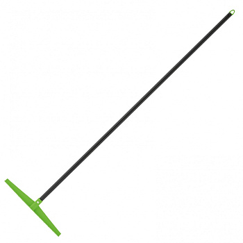 Грабли пластиковые, 430 мм, 13 прямых зубьев, металлический черенок, Сибртех