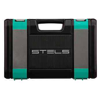 Набор инструментов 1/2", 1/4", CrV, 12 гранные головки, пластиковый кейс, 82 предмета Stels